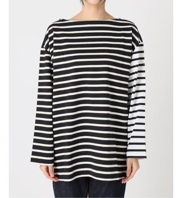 journal standard L'essage「《追加予約》別注【Leminor/ルミノア】クレイジーボーダー：カットソー」|Tシャツ・カットソー|