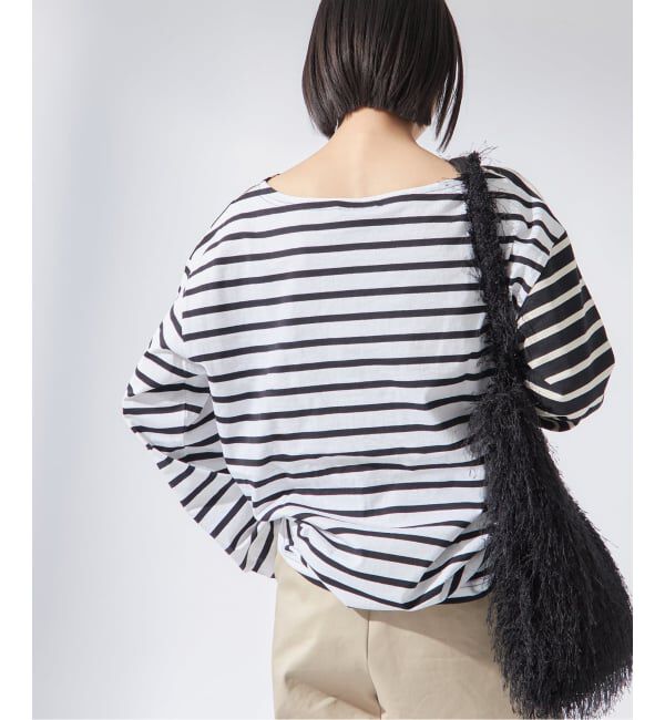 journal standard L'essage「《追加予約》別注【Leminor/ルミノア】クレイジーボーダー：カットソー」|Tシャツ・カットソー|