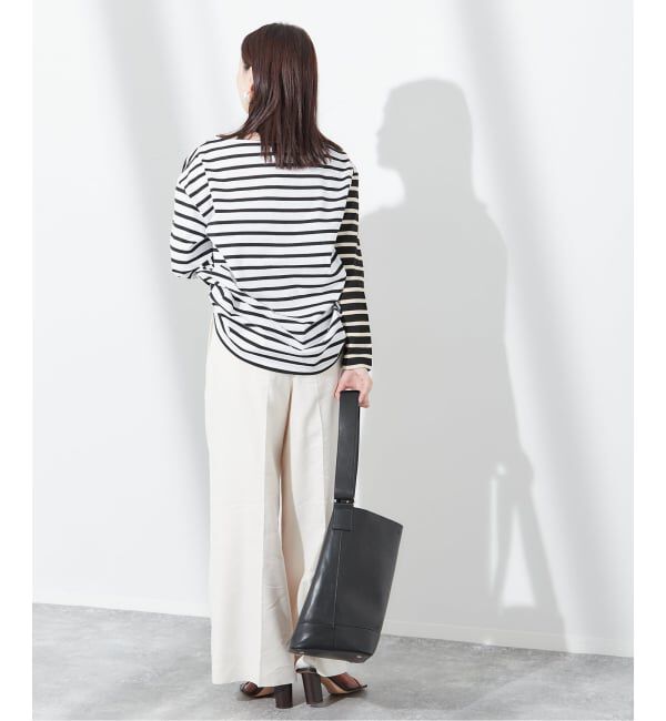 journal standard L'essage「《追加予約》別注【Leminor/ルミノア】クレイジーボーダー：カットソー」|Tシャツ・カットソー|