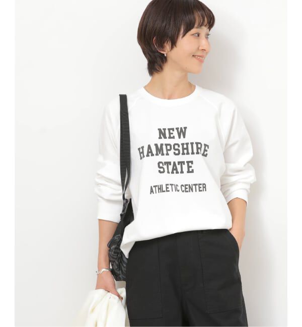 JOURNAL STANDARD relume「《予約》ラグランスリーブカレッジロングスリーブTEE」|Tシャツ・カットソー|