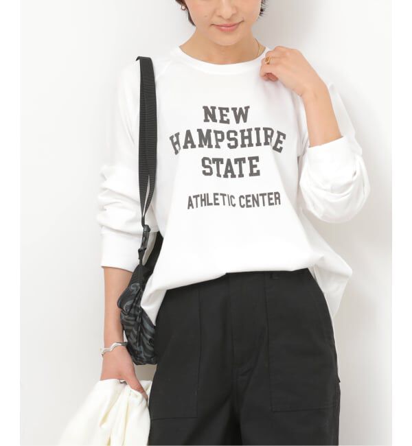 JOURNAL STANDARD relume「《予約》ラグランスリーブカレッジロングスリーブTEE」|Tシャツ・カットソー|