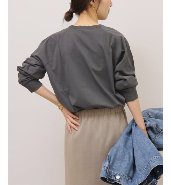 JOURNAL STANDARD relume「《予約》ラグランスリーブカレッジロングスリーブTEE」|Tシャツ・カットソー|