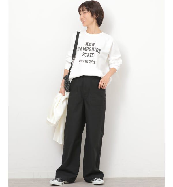 JOURNAL STANDARD relume「《予約》ラグランスリーブカレッジロングスリーブTEE」|Tシャツ・カットソー|