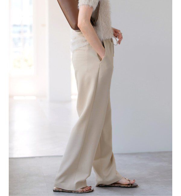 Spick and Span「ダブルクロスイージーパンツ」|その他|