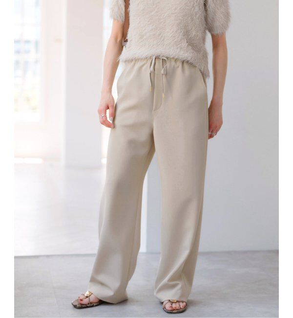 Spick and Span「ダブルクロスイージーパンツ」|その他|