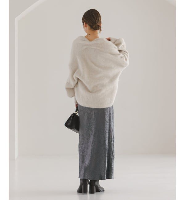 NOBLE「《セットアップ対応》リンクルサテン2WAYタンク」|シャツ・ブラウス|