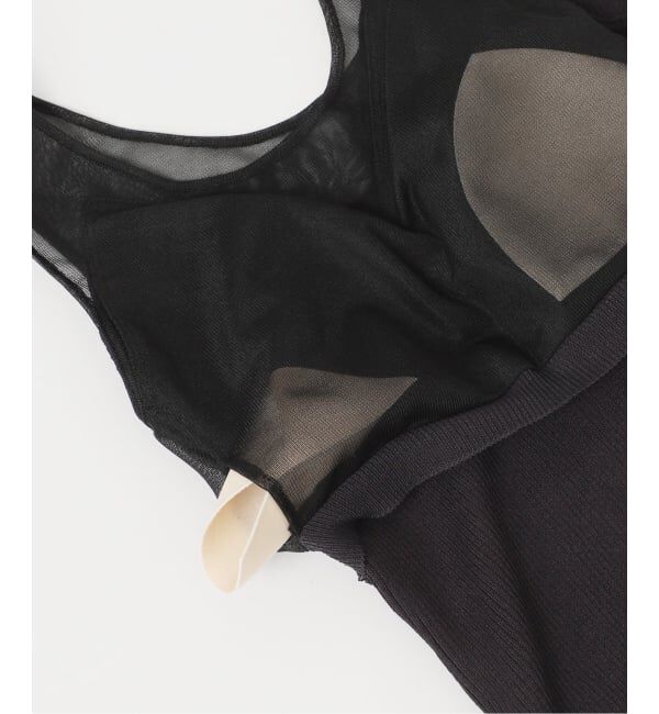 NOBLE「《予約》シアーコンビカップ付きニットタンク」|タンクトップ|