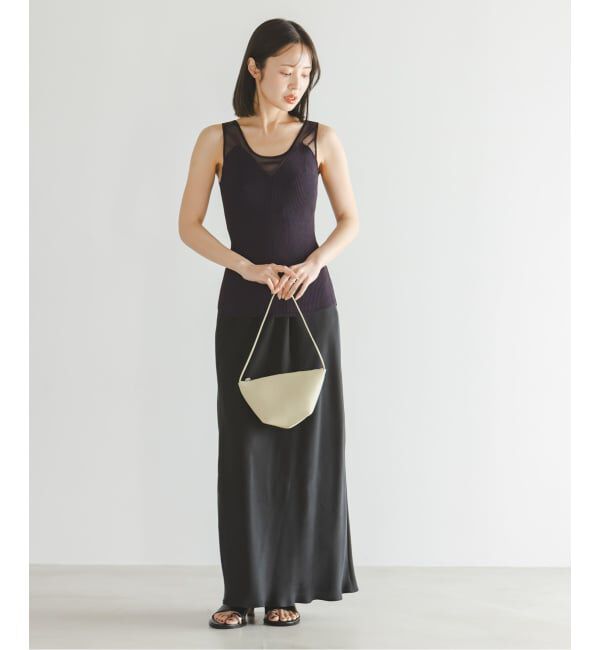 NOBLE「《予約》シアーコンビカップ付きニットタンク」|タンクトップ|