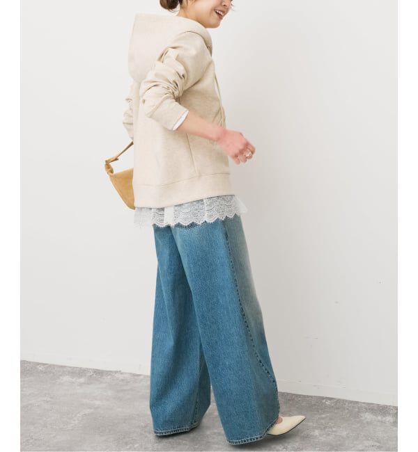 Spick and Span「レースドッキングレイヤードカットソー」|Tシャツ・カットソー|