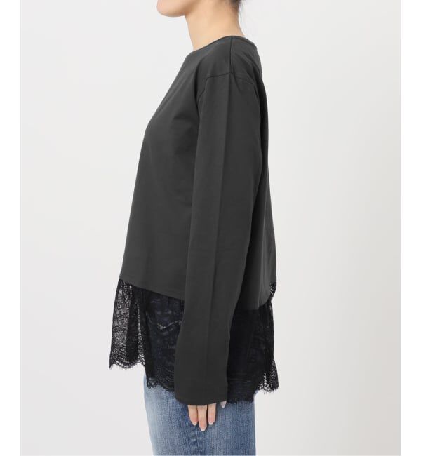 Spick and Span「レースドッキングレイヤードカットソー」|Tシャツ・カットソー|