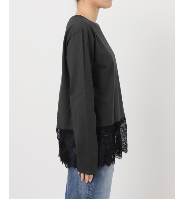 Spick and Span「レースドッキングレイヤードカットソー」|Tシャツ・カットソー|