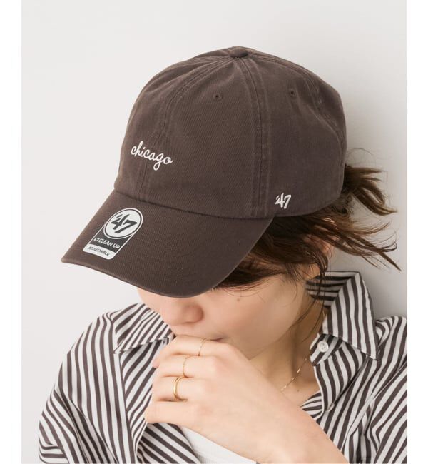 Spick and Span「《WEB限定カラーあり / 予約》'47 / フォーティーセブン  HANDWRITTEN CITY」|キャップ・キャスケット|ブラウン