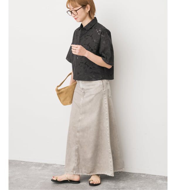 Spick and Span「《予約》TICCA / ティッカ 別注レース半袖シャツ*」|シャツ・ブラウス|