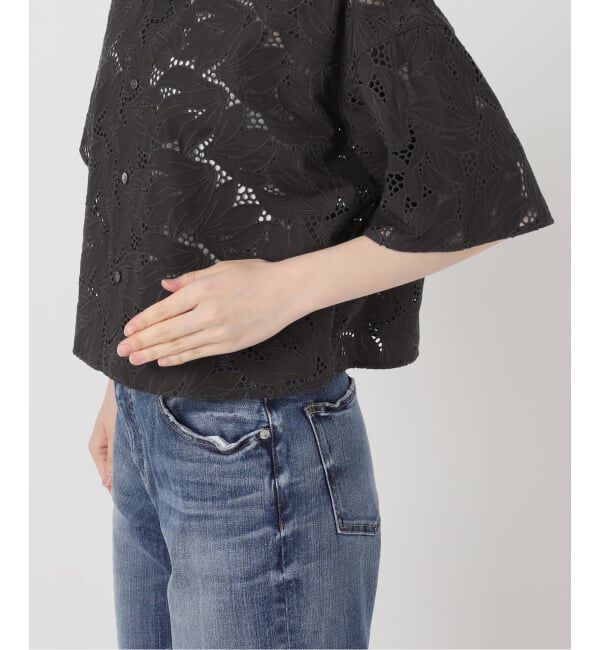 Spick and Span「《予約》TICCA / ティッカ 別注レース半袖シャツ*」|シャツ・ブラウス|