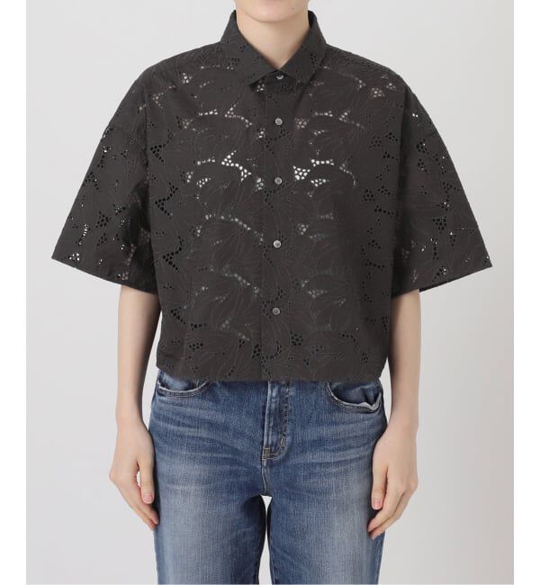 Spick and Span「《予約》TICCA / ティッカ 別注レース半袖シャツ*」|シャツ・ブラウス|