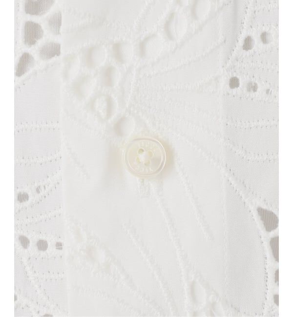 Spick and Span「《予約》TICCA / ティッカ 別注レース半袖シャツ*」|シャツ・ブラウス|
