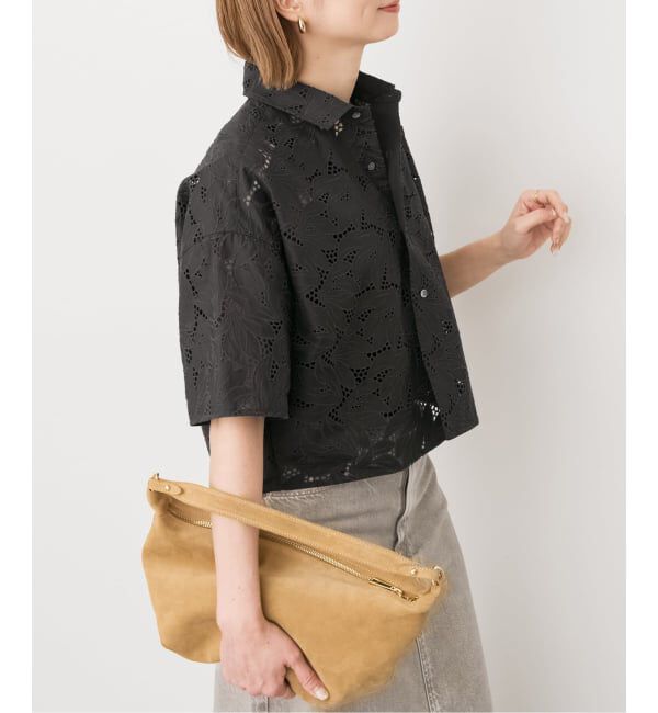 Spick and Span「《予約》TICCA / ティッカ 別注レース半袖シャツ*」|シャツ・ブラウス|