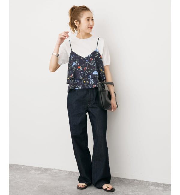 Spick and Span「《予約》TICCA / ティッカ 別注フラワープリントビスチェ*」|シャツ・ブラウス|