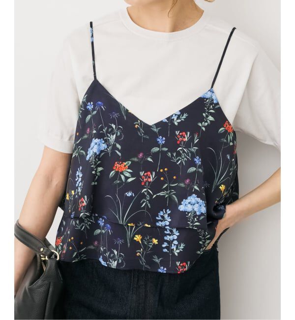 Spick and Span「《予約》TICCA / ティッカ 別注フラワープリントビスチェ*」|シャツ・ブラウス|