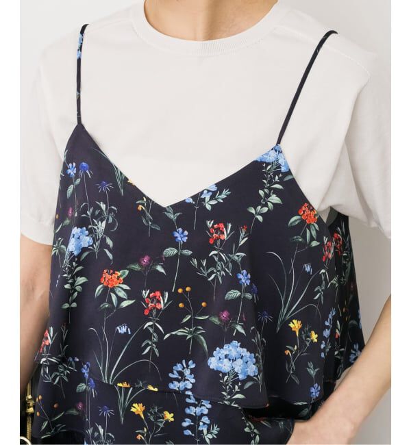 Spick and Span「《予約》TICCA / ティッカ 別注フラワープリントビスチェ*」|シャツ・ブラウス|