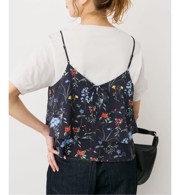 Spick and Span「《予約》TICCA / ティッカ 別注フラワープリントビスチェ*」|シャツ・ブラウス|