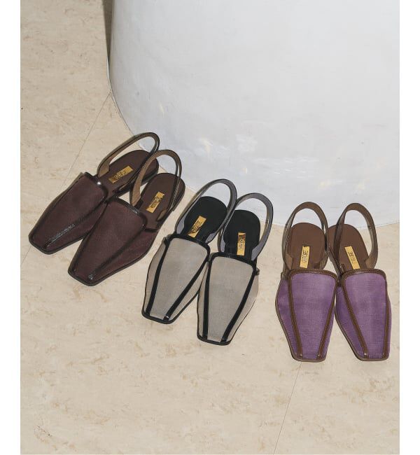 GRISE「《予約》GRISEスクエアシアースリングバック」|その他|