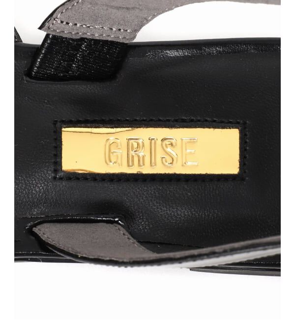 GRISE「《予約》GRISEスクエアシアースリングバック」|その他|