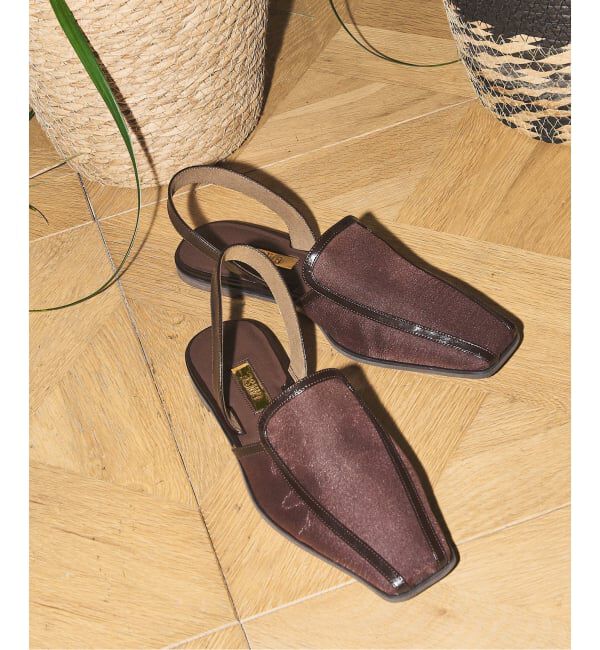 GRISE「《予約》GRISEスクエアシアースリングバック」|その他|