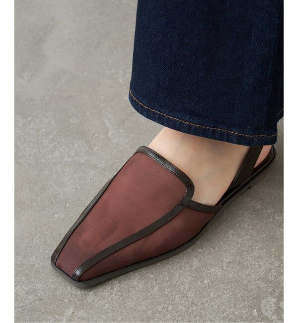 GRISE「《予約》GRISEスクエアシアースリングバック」|その他|