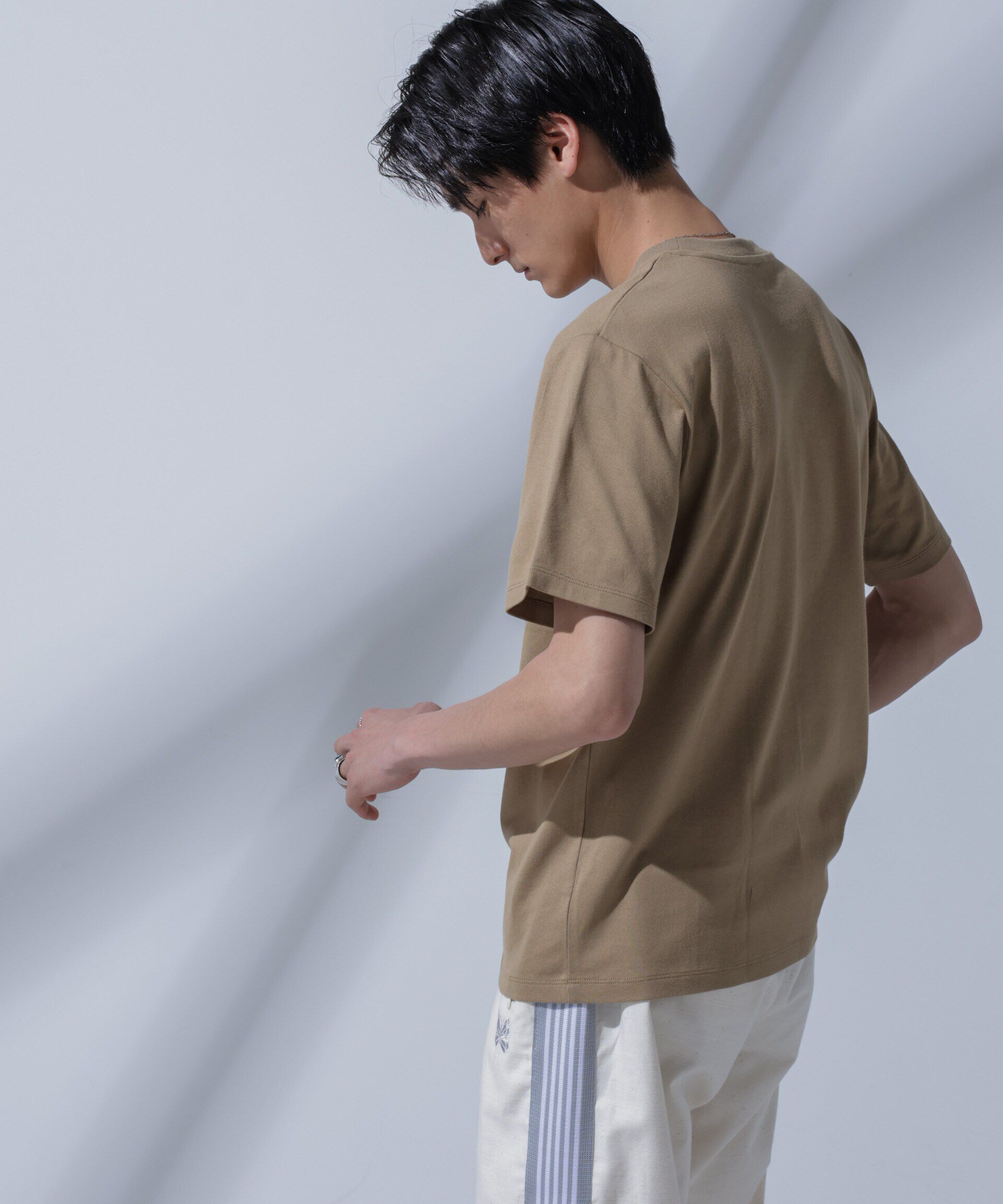 nano･universe「<追加生産>Anti Soaked(R) 汗染み防止 クルーネックTシャツ」|Tシャツ・カットソー|