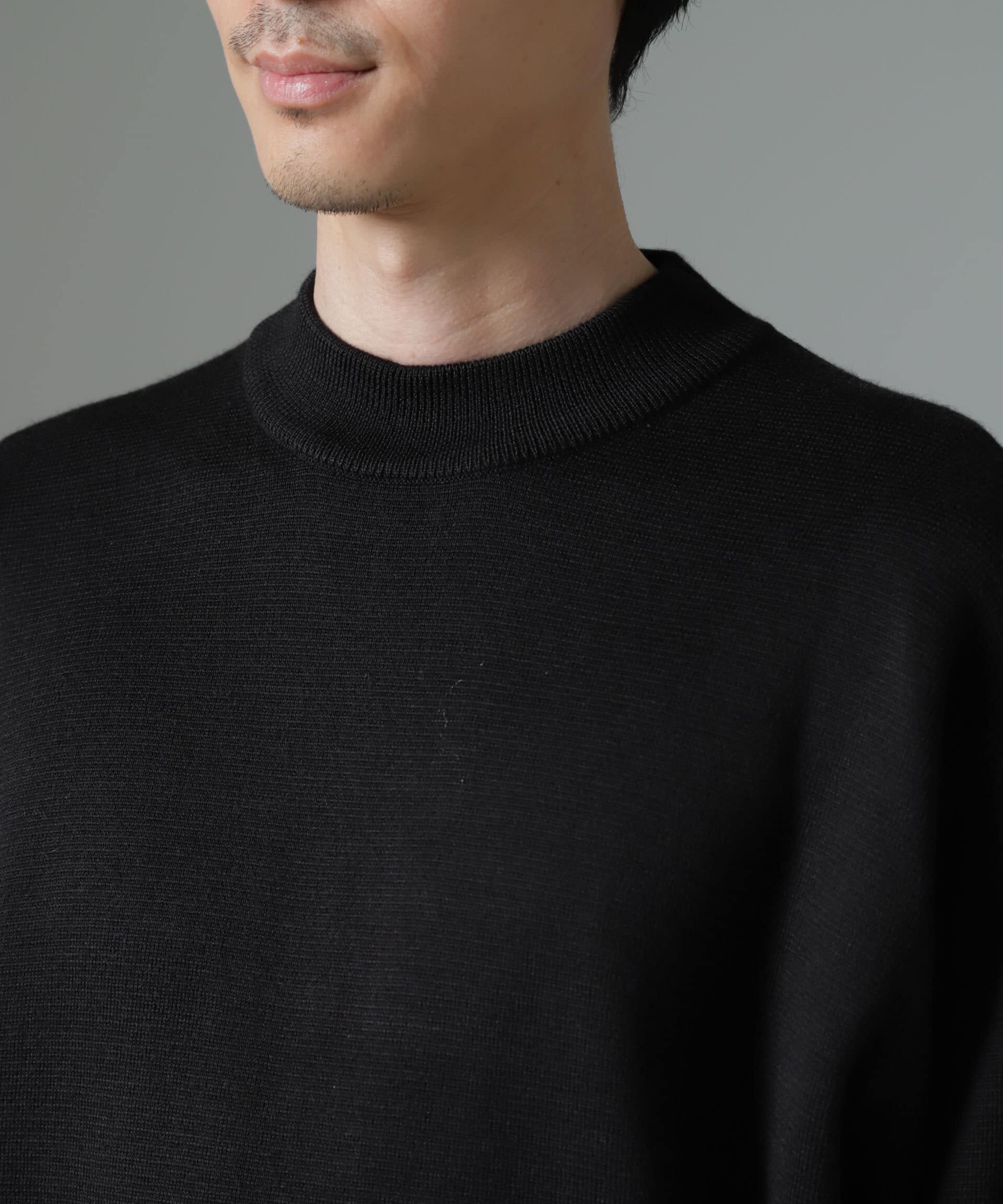 nano･universe「タスマニアミックス ミラノリブリラックスモックネックニット」|ニット・セーター|