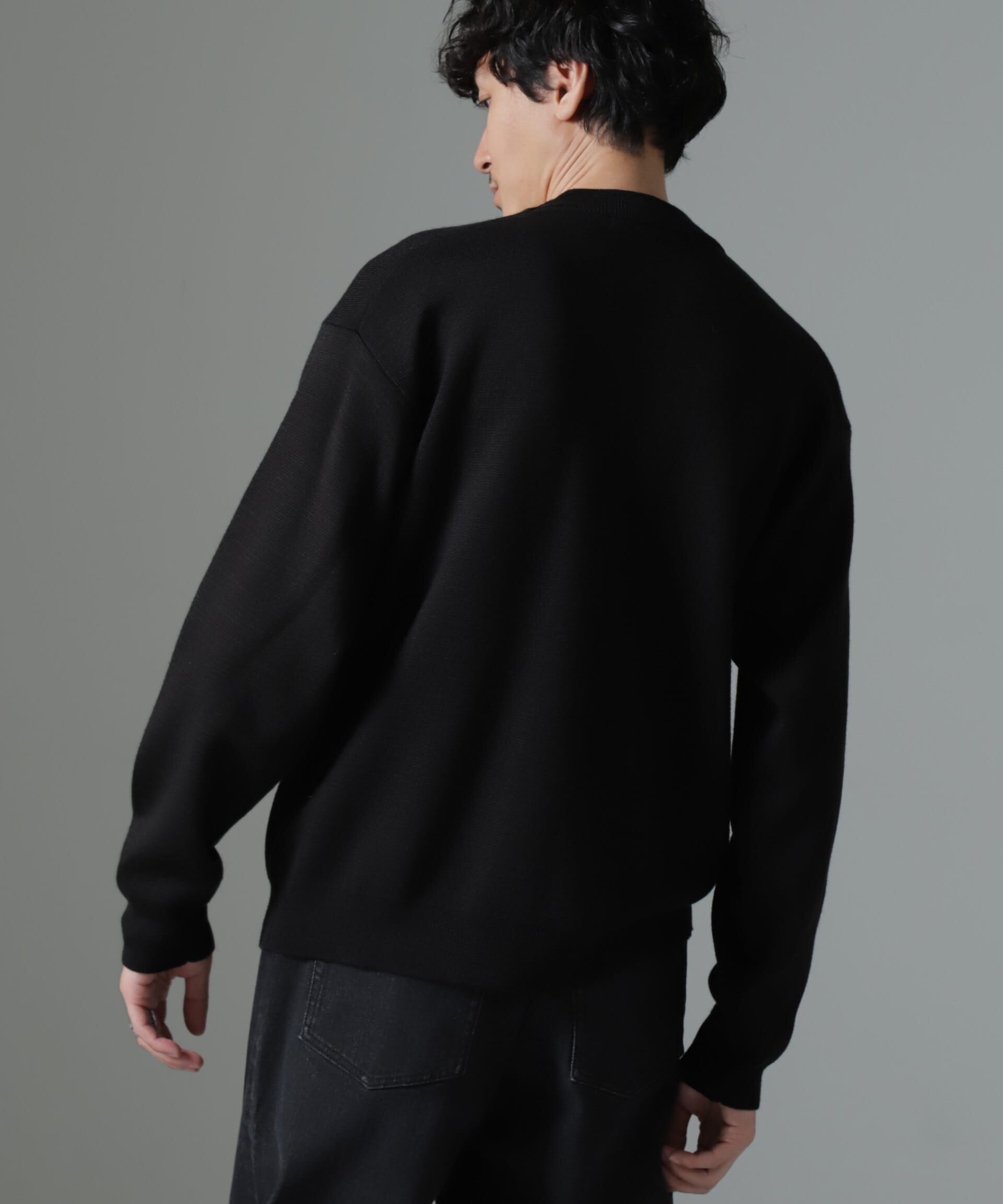 nano･universe「タスマニアミックス ミラノリブリラックスモックネックニット」|ニット・セーター|