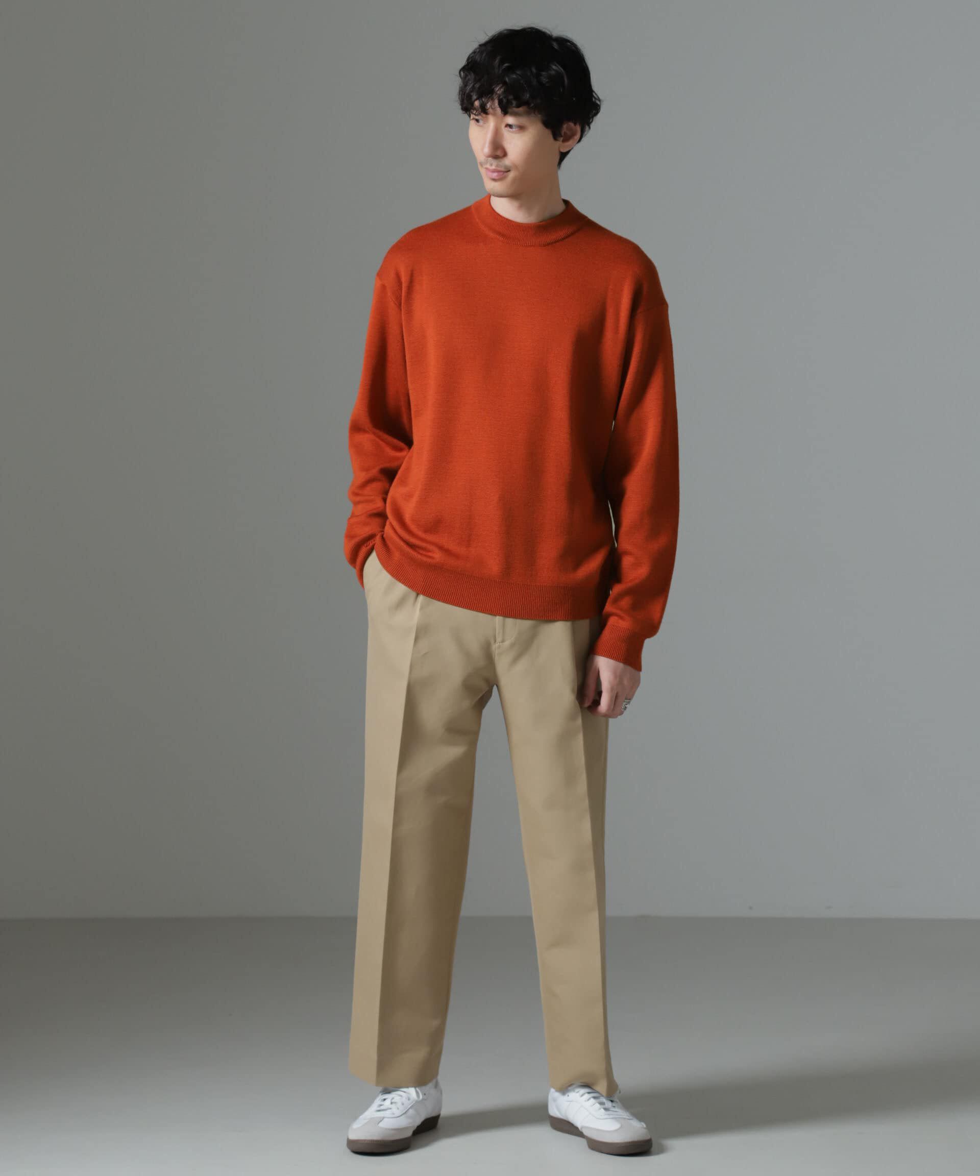 nano･universe「タスマニアミックス ミラノリブリラックスモックネックニット」|ニット・セーター|