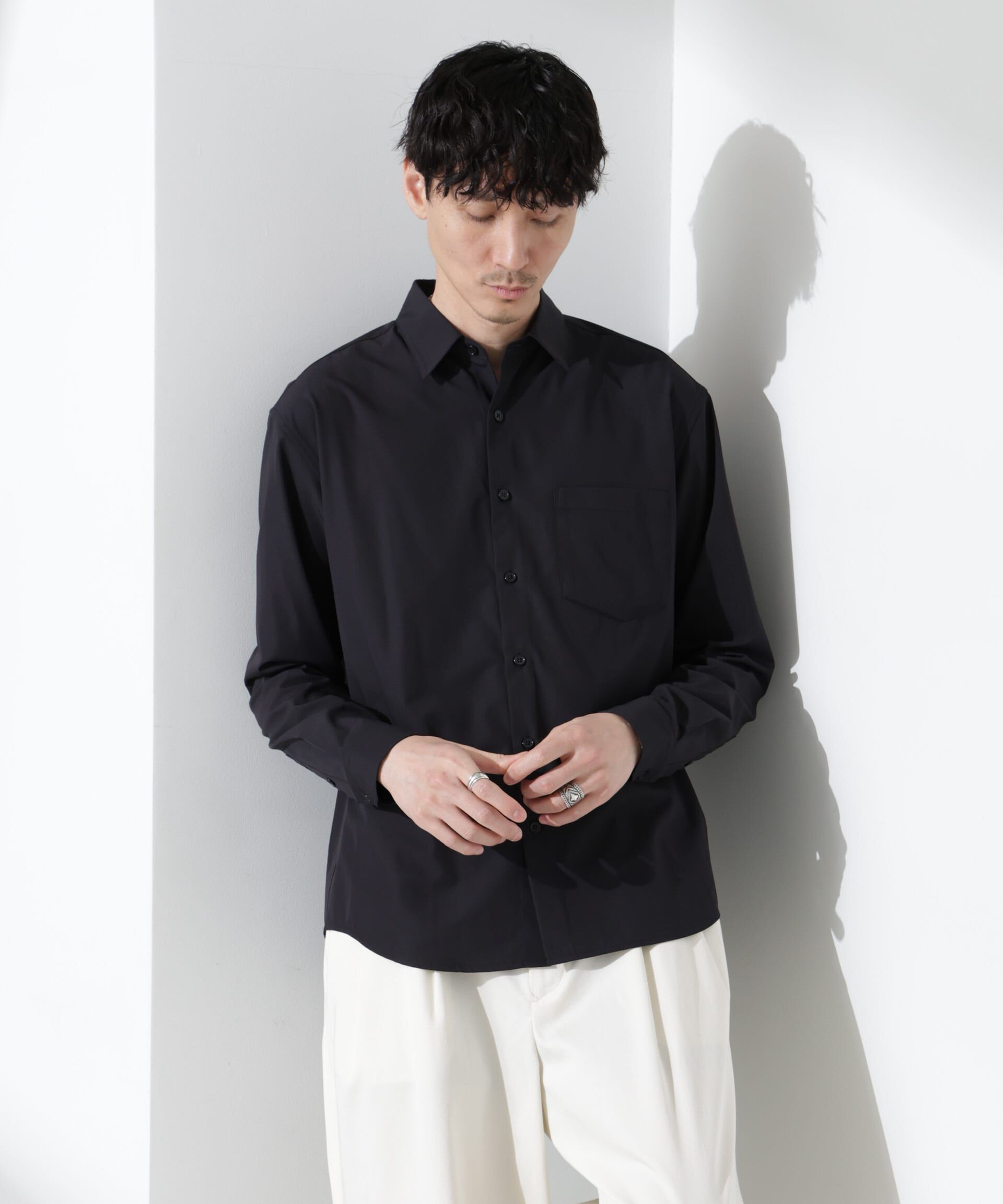 nano･universe「デイリースマート レギュラーカラーシャツ」|シャツ・ブラウス|