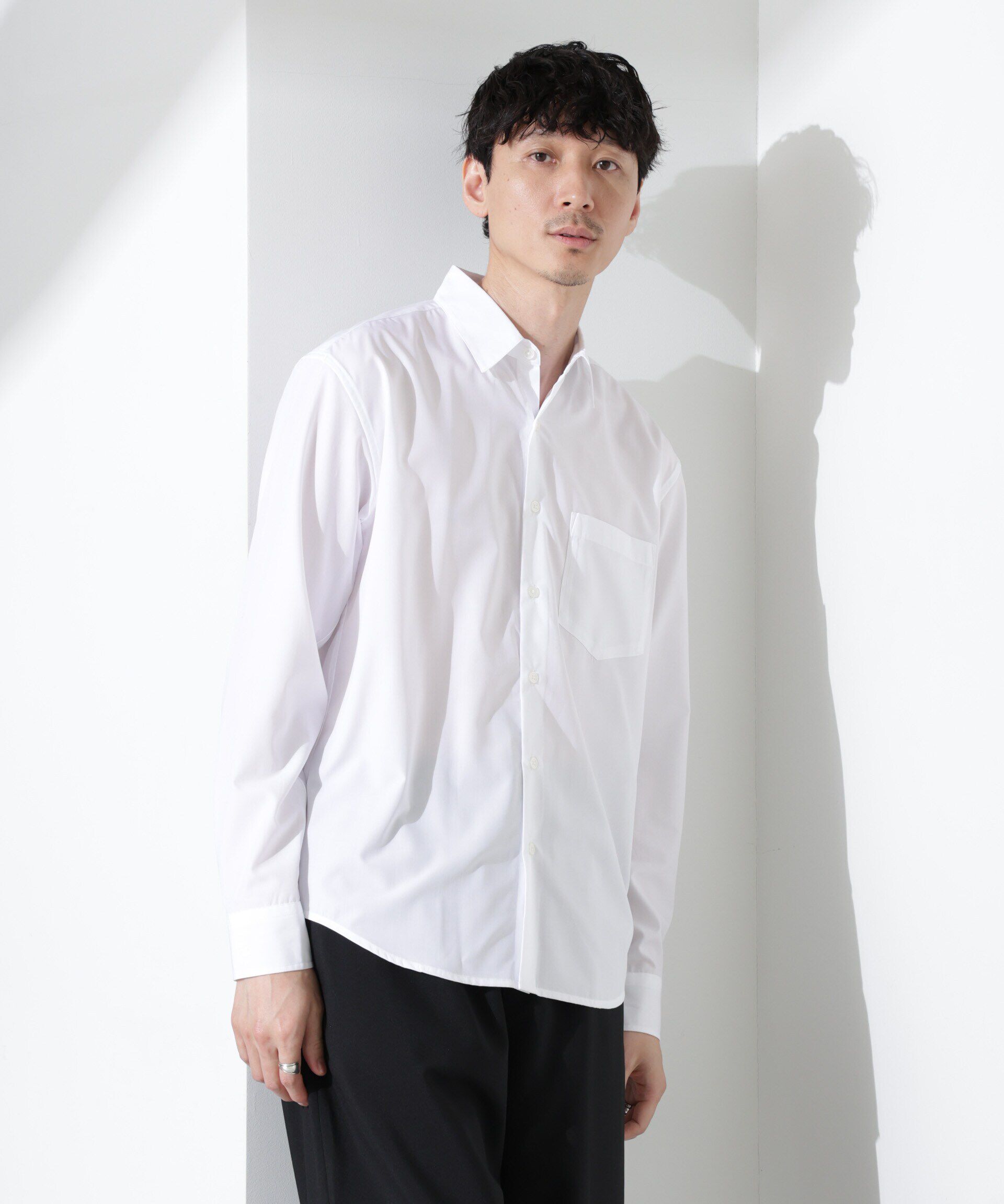 nano･universe「デイリースマート レギュラーカラーシャツ」|シャツ・ブラウス|