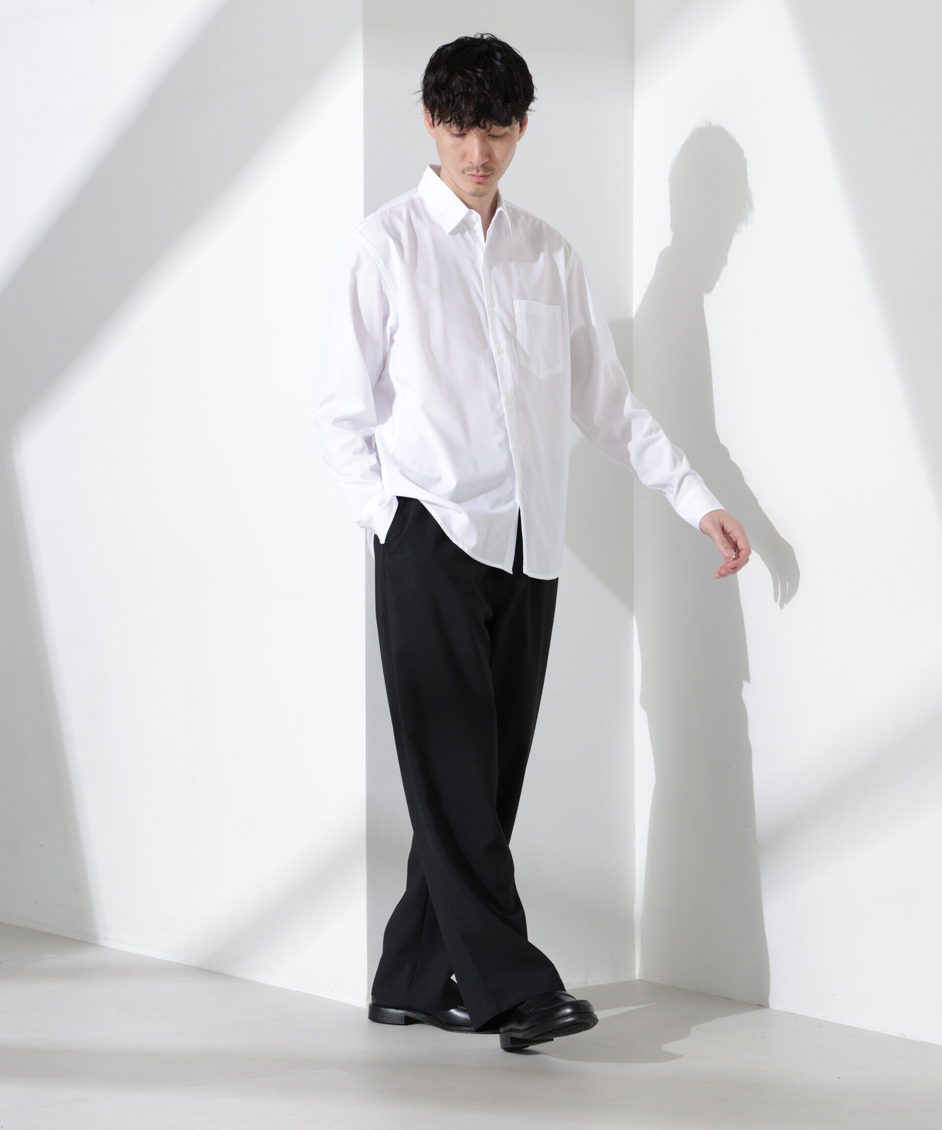 nano･universe「デイリースマート レギュラーカラーシャツ」|シャツ・ブラウス|