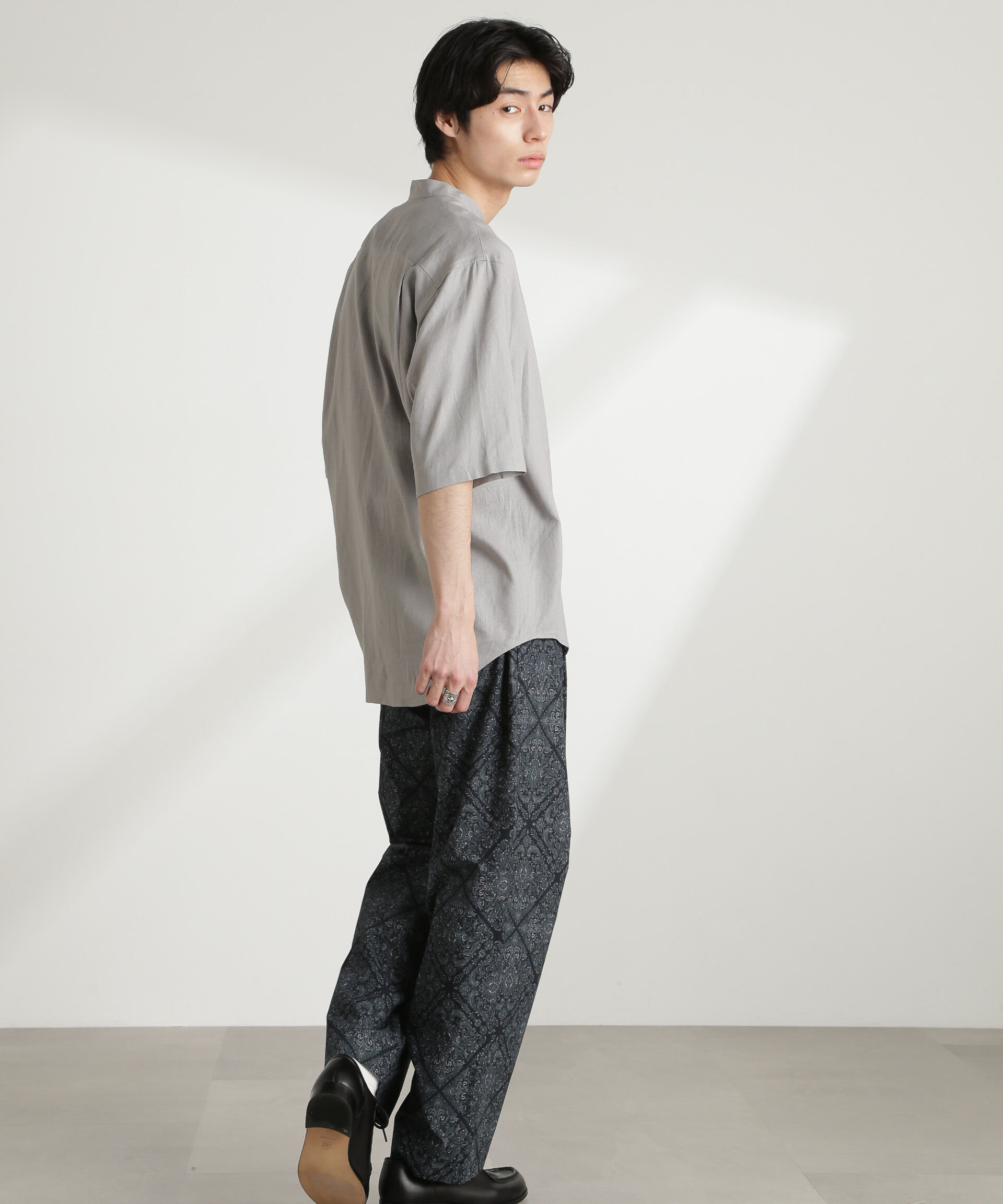 nano･universe「オリジナルパターンイージーパンツ」|チノ|