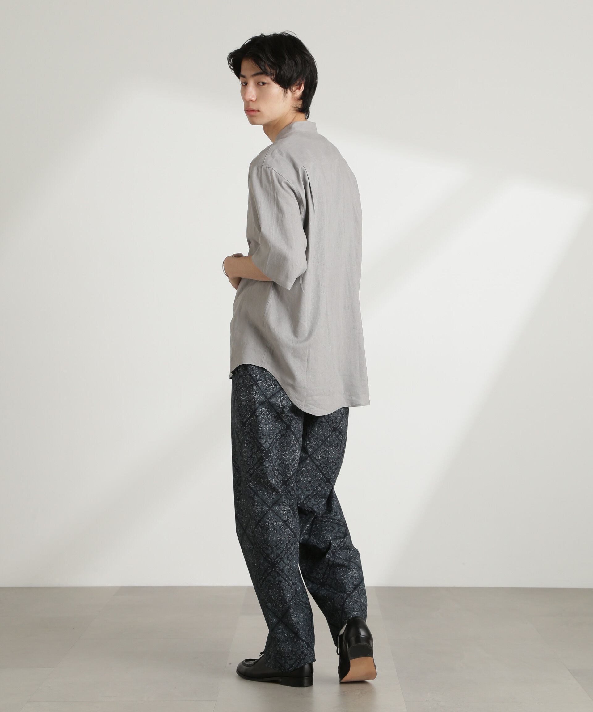 nano･universe「オリジナルパターンイージーパンツ」|チノ|