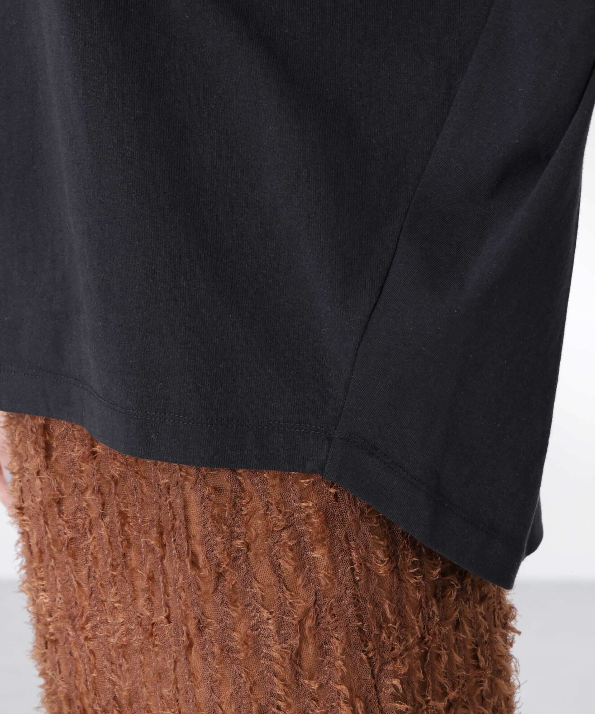 nano･universe「変形スリーブカットトップス」|Tシャツ・カットソー|