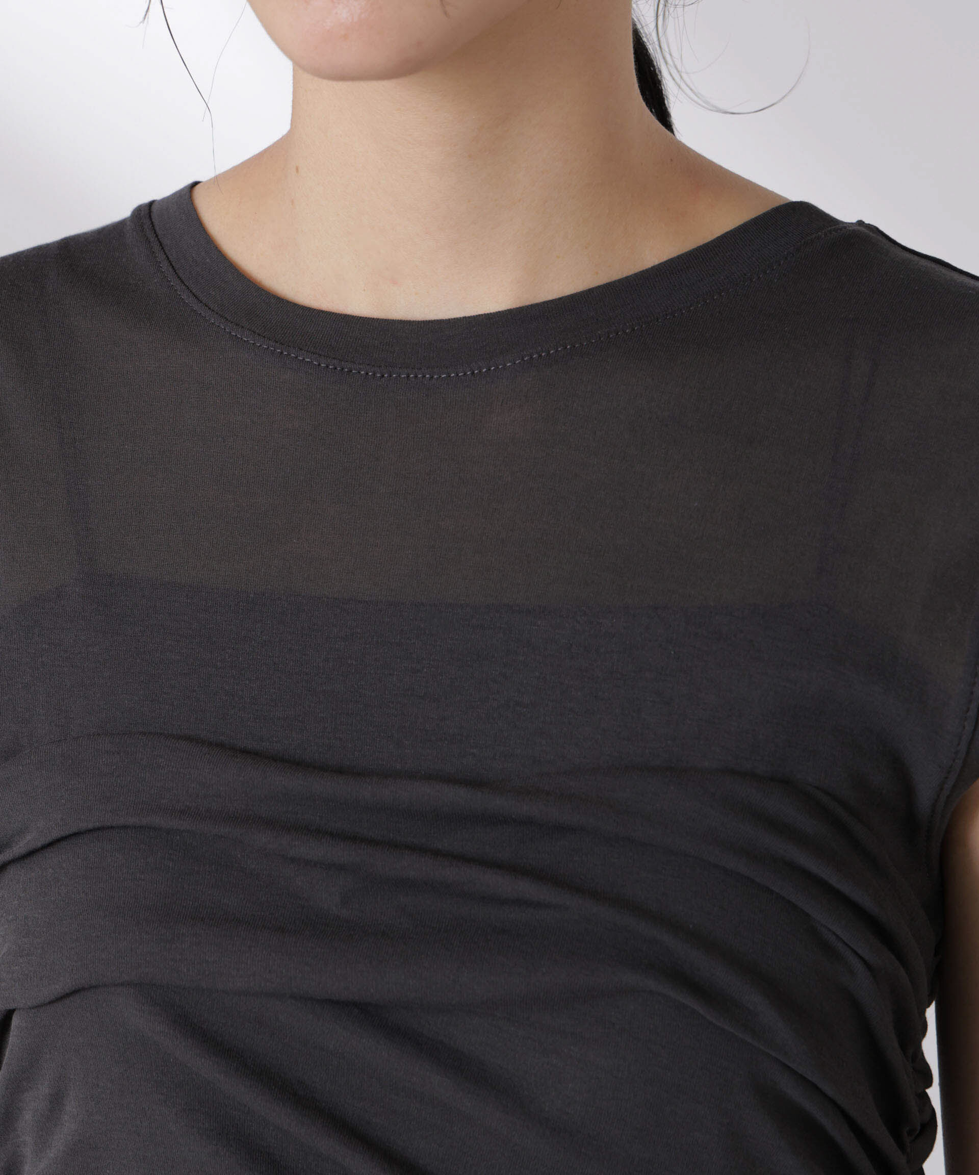 nano･universe「ドッキングビスチェシアートップス」|Tシャツ・カットソー|