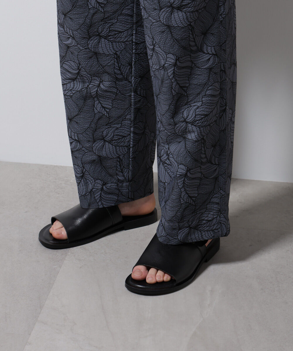 nano･universe「ボタニカルパターンサッカーイージーパンツ(セットアップ可)」|チノ|