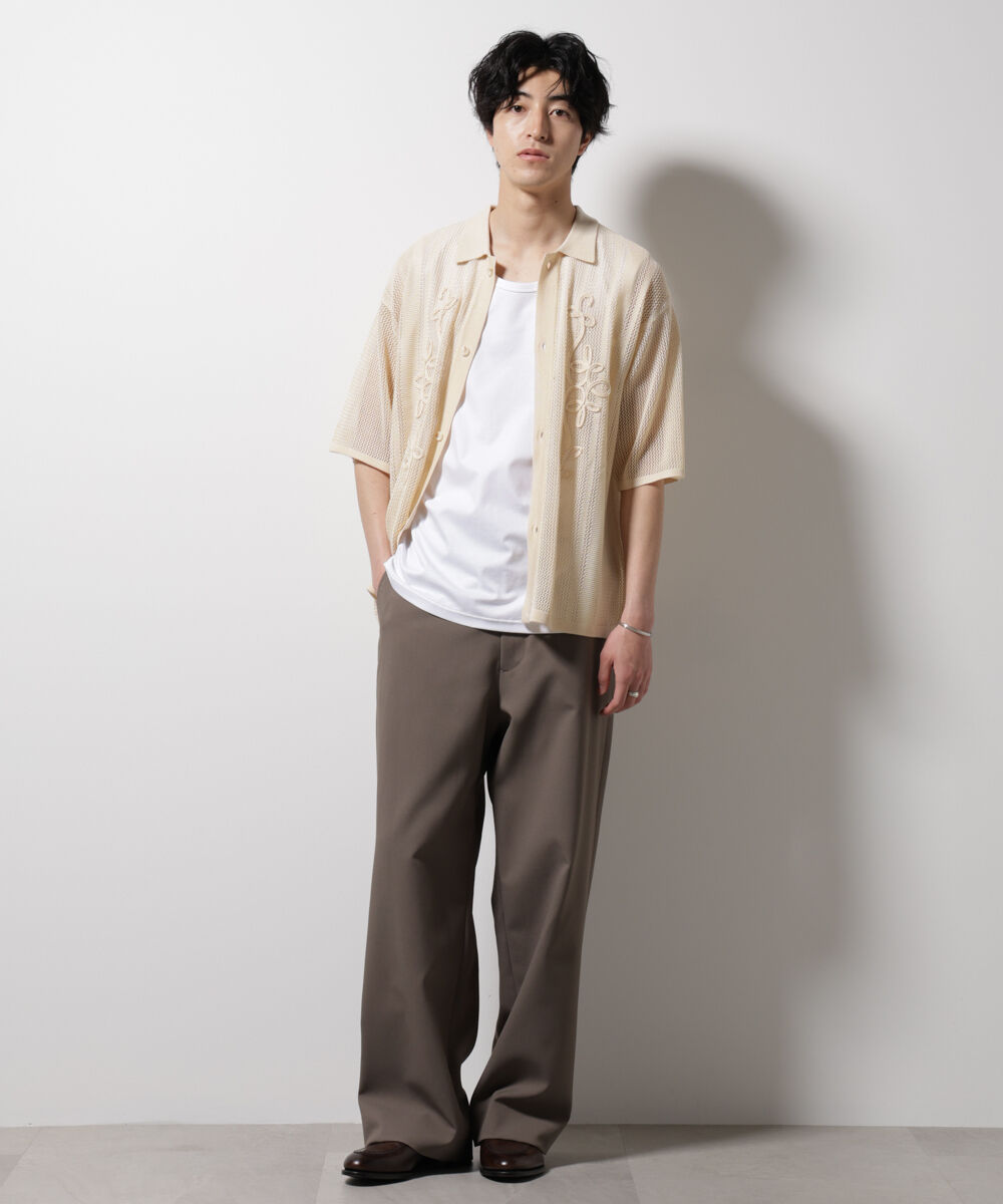 nano･universe「クラフトシャツ 半袖」|シャツ・ブラウス|