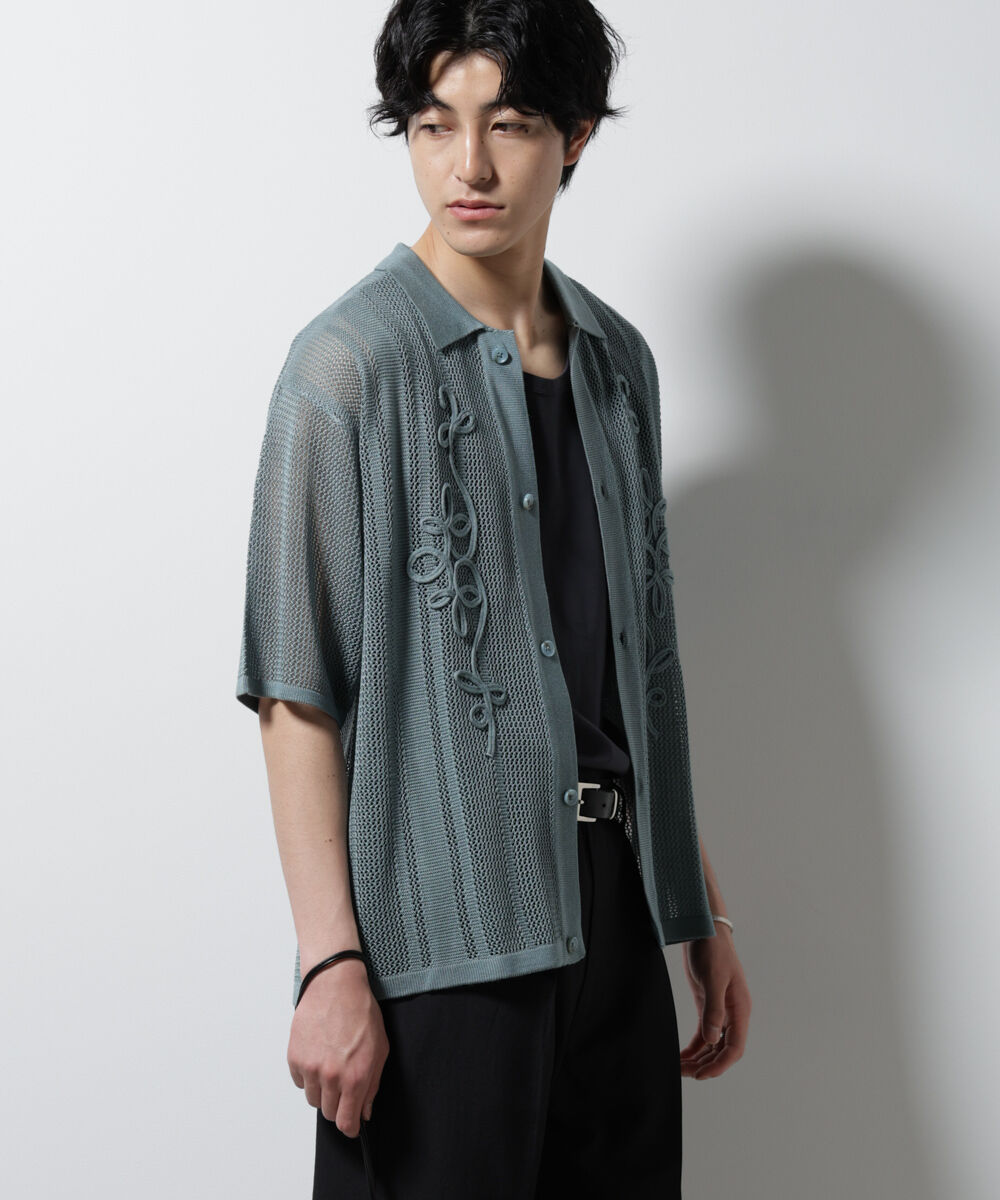 nano･universe「クラフトシャツ 半袖」|シャツ・ブラウス|ミント2