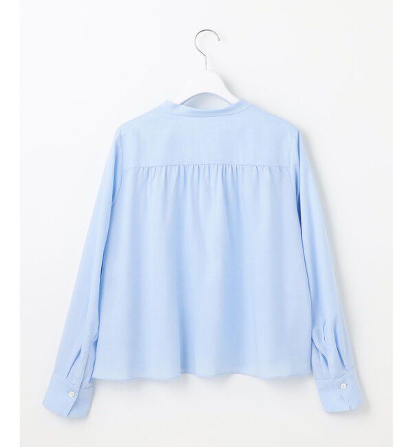自由区「【洗える】SOMELOSクロップド丈 ブラウス」|シャツ・ブラウス|