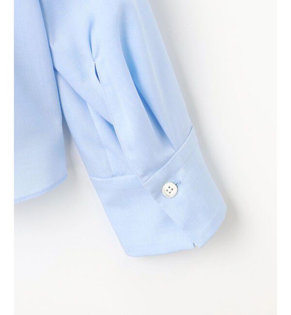 自由区「【洗える】SOMELOSクロップド丈 ブラウス」|シャツ・ブラウス|