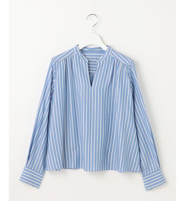 自由区「【洗える】SOMELOSクロップド丈 ブラウス」|シャツ・ブラウス|