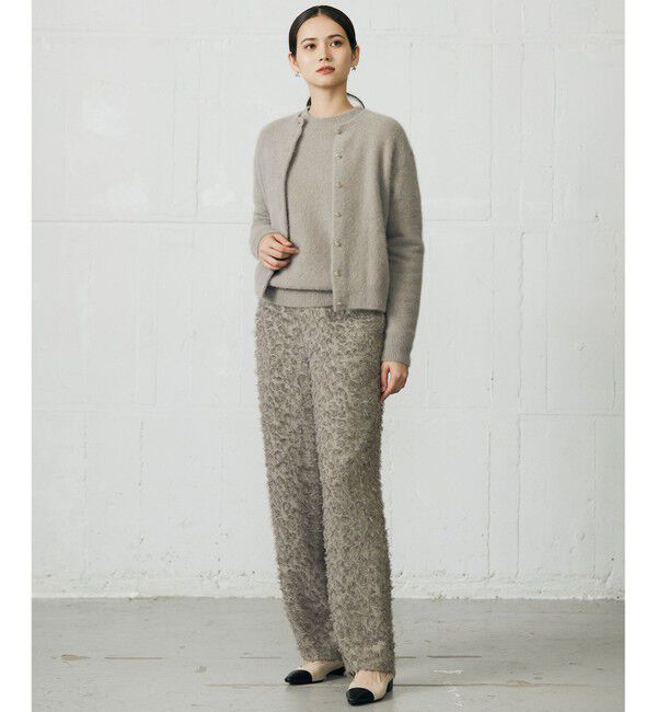 自由区「【SHIHOさん着用】ヘアリーフォックス カーディガン」|カーディガン|