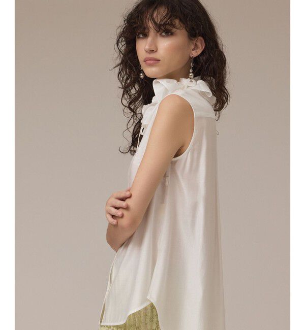 Diagram「マルチフリルノースリーブブラウス」|シャツ・ブラウス|