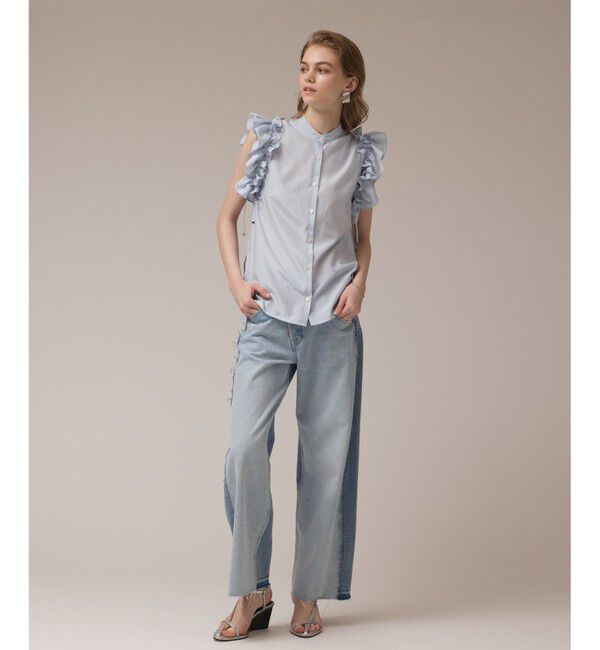 Diagram「マルチフリルノースリーブブラウス」|シャツ・ブラウス|