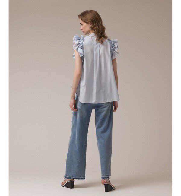 Diagram「マルチフリルノースリーブブラウス」|シャツ・ブラウス|